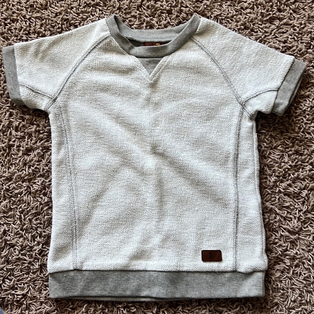 7 for all mankind 4T grey shirt sleeve sweatshirt